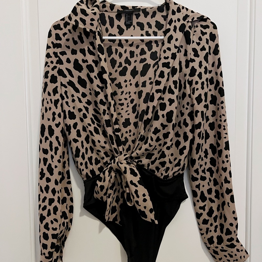 Animal Print Body Suit